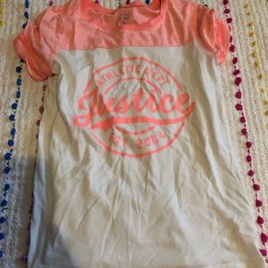 Short sleeve top  justice